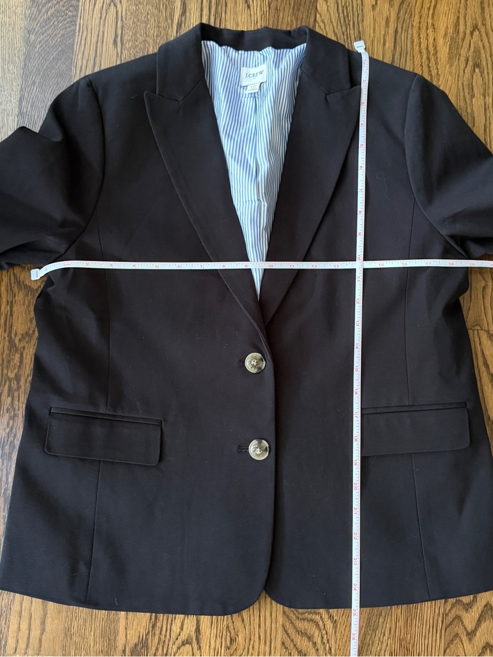 J. Crew schoolboy blazer BLACK SIZE 10.  So cute- dress up or down! - Picture 6 of 8